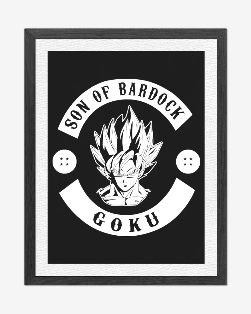 Cuadro decorativo Negro de Sons of Bardock