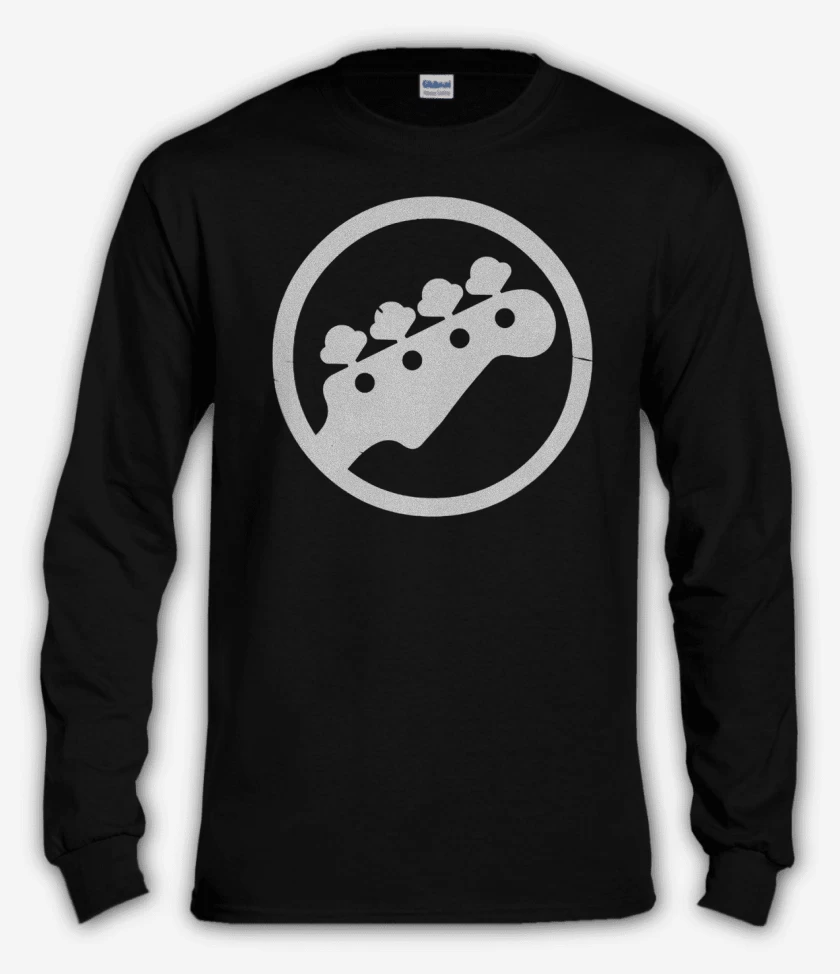 Polera manga larga Negro de Bajo Clavijas 