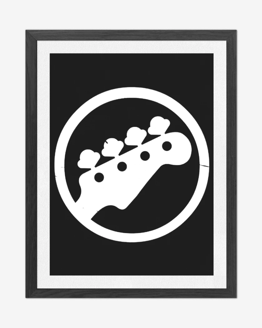 Cuadro decorativo Negro de Bajo Clavijas 