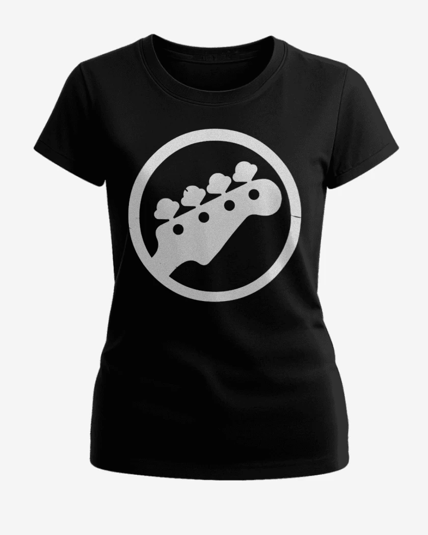 Polera de Mujer Negro de Bajo Clavijas 