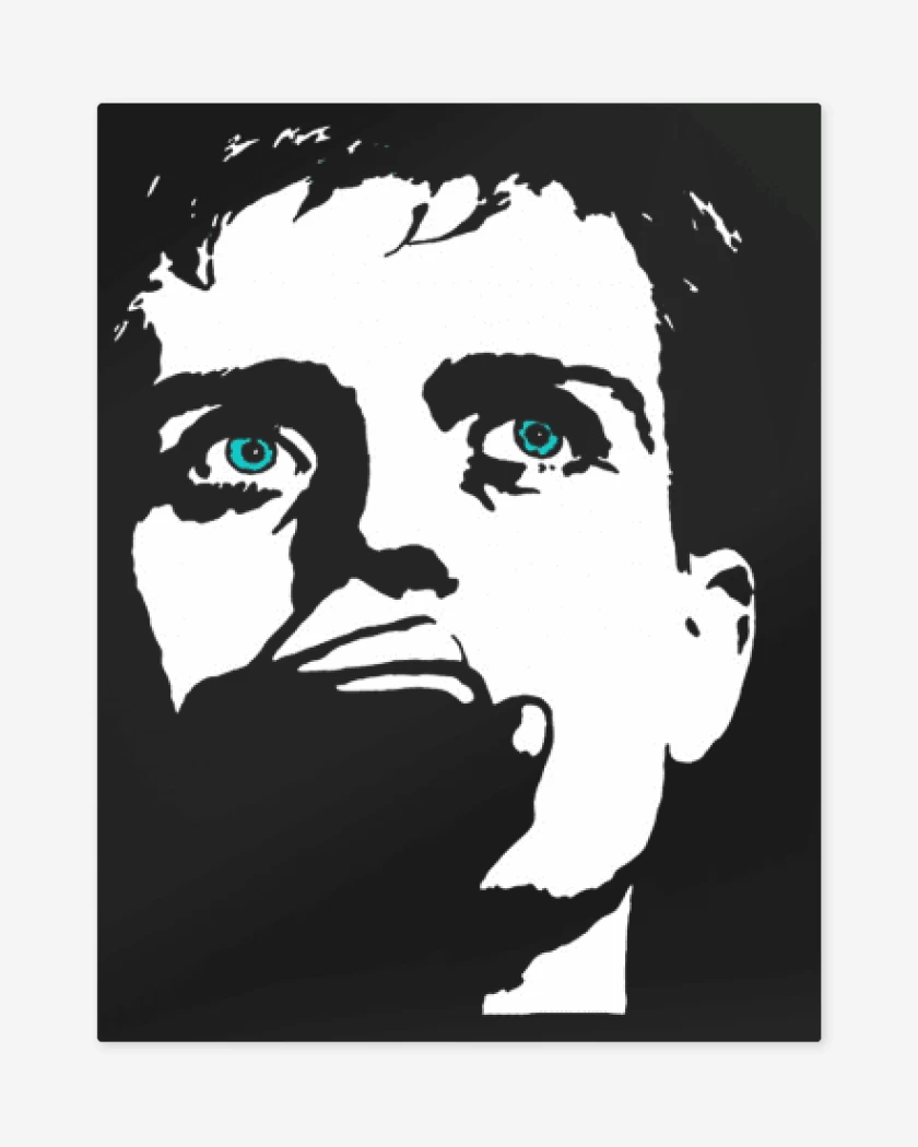 Print metalico Negro de CURTIS IAN 