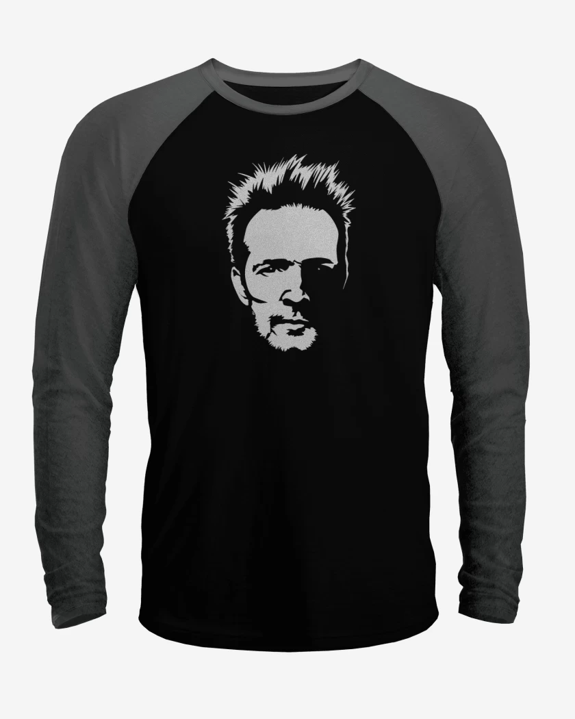 Polera Raglan Negro / Negro Heather de Weiland