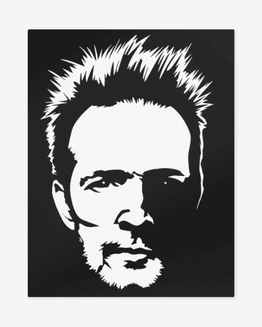 Print metalico Negro de Weiland