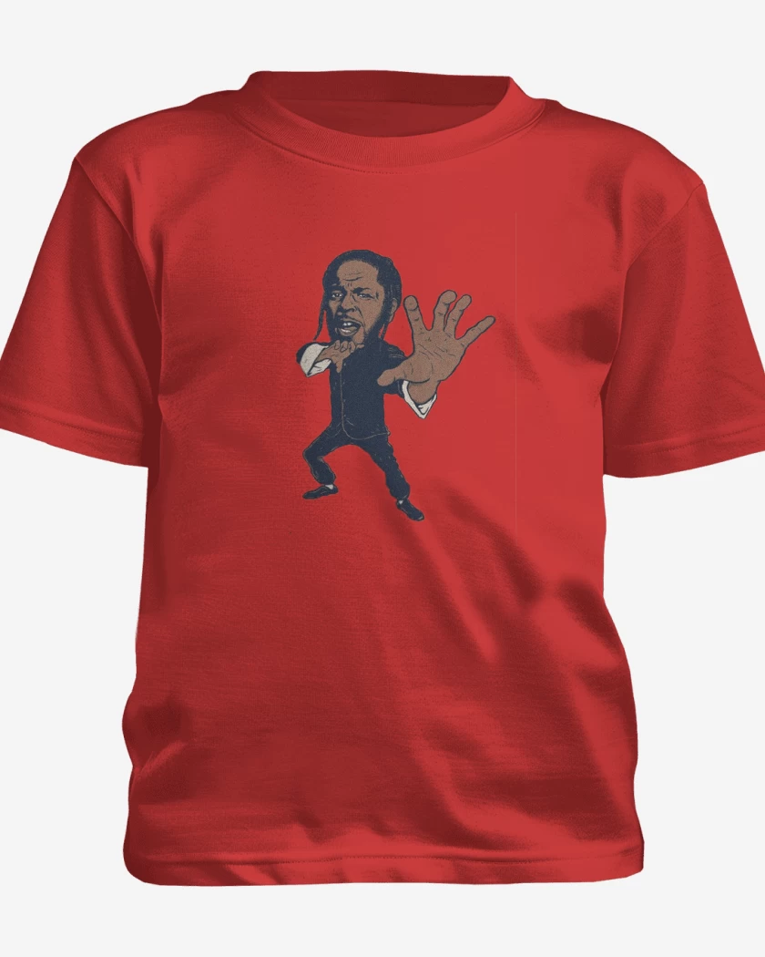 Polera de niño Rojo de Kendrick Lamar