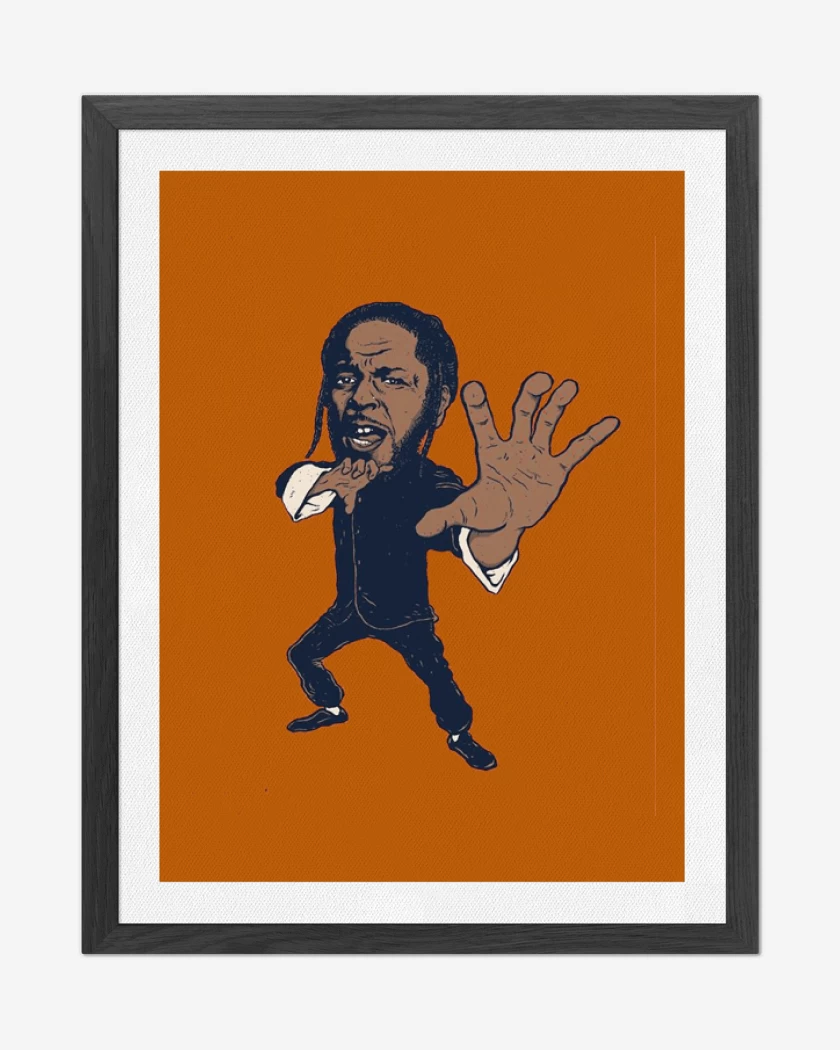 Cuadro decorativo Naranjo de Kendrick Lamar