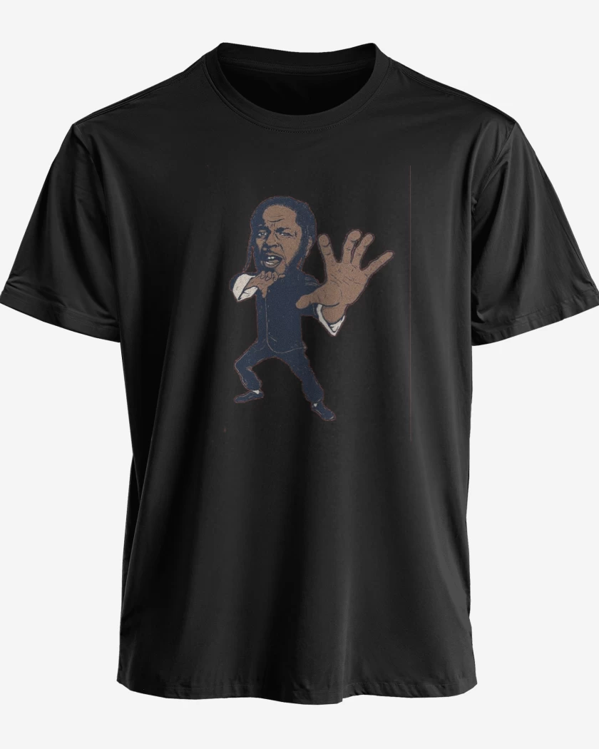 Polera premium Negro de Kendrick Lamar