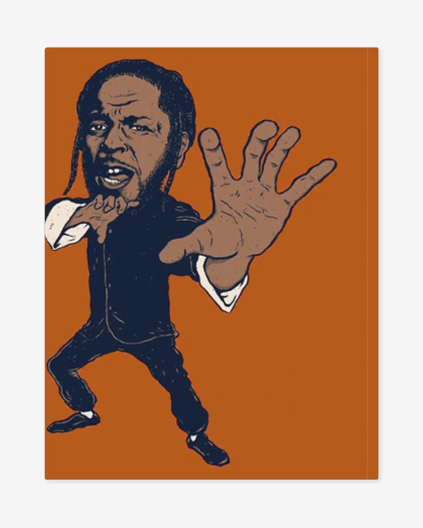 Print metalico Naranjo de Kendrick Lamar