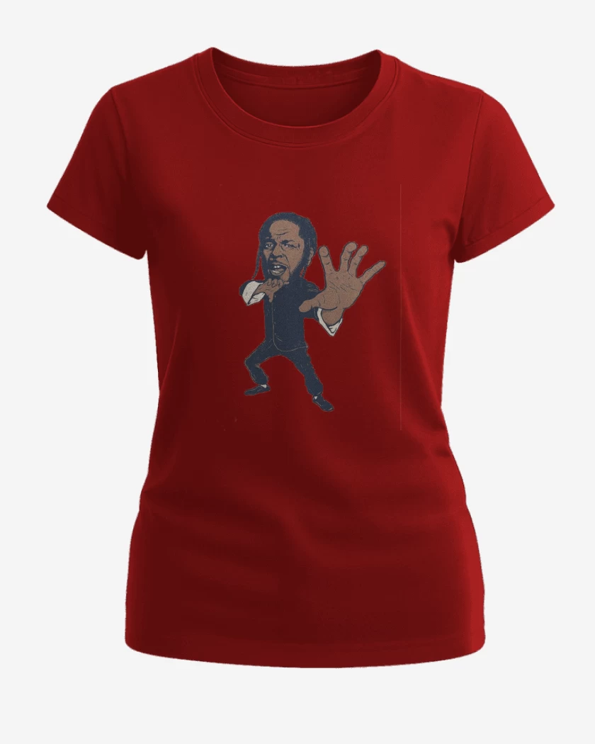 Polera de Mujer Rojo de Kendrick Lamar