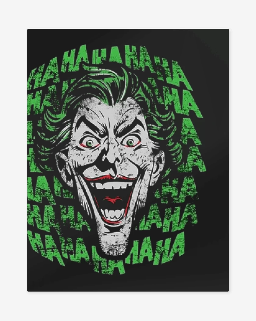 Print metalico Negro de Joker hahahah