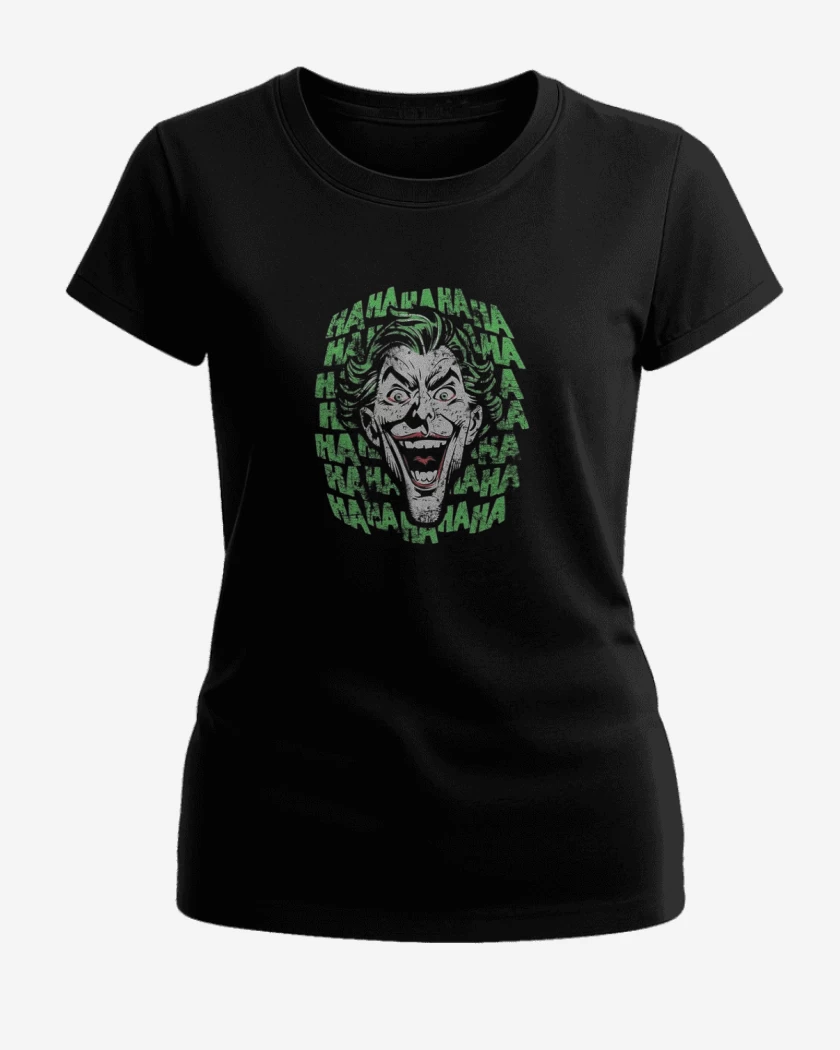 Polera de Mujer Negro de Joker hahahah