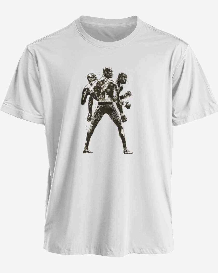 Polera premium Blanco de Boxeo