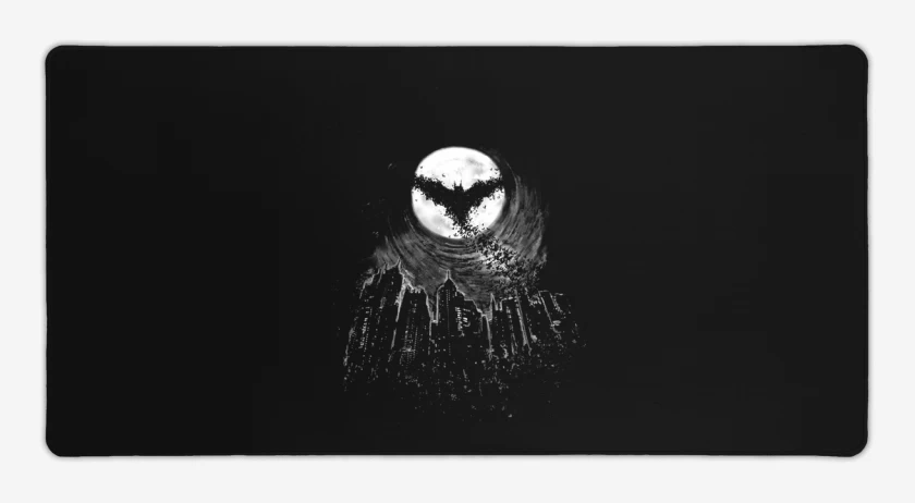 Mouse pad Gamer Negro de Batman dark nigth
