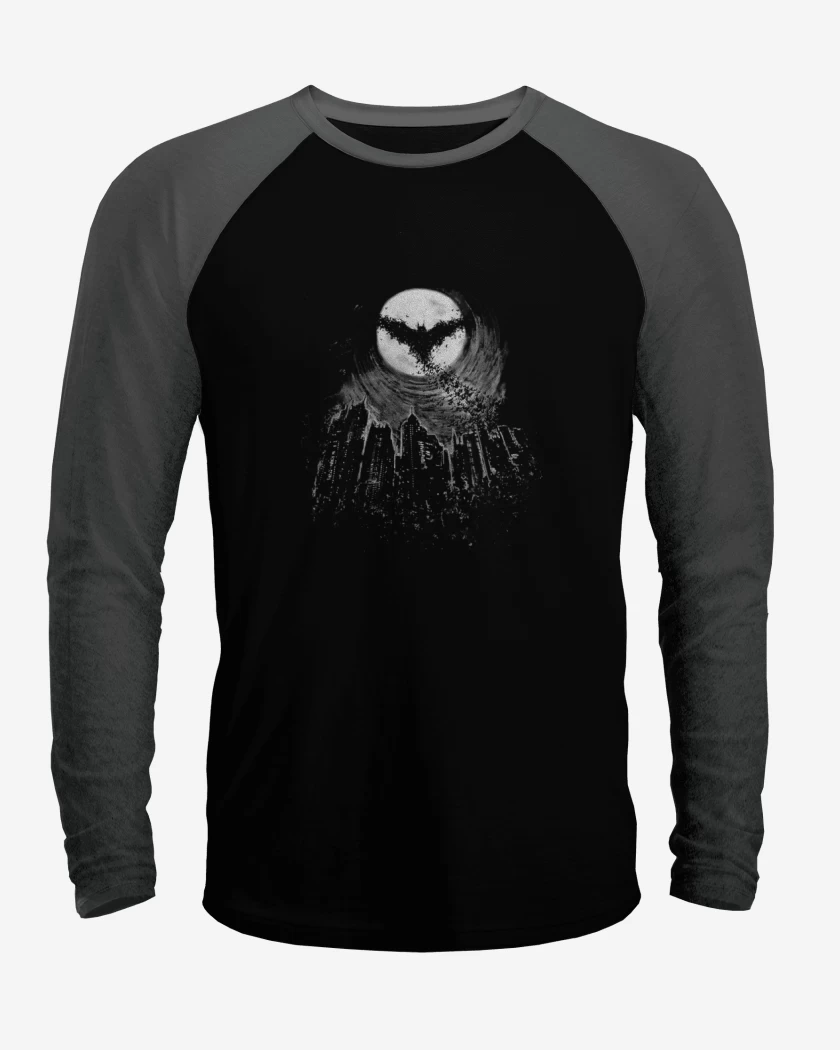 Polera Raglan Batman dark nigth