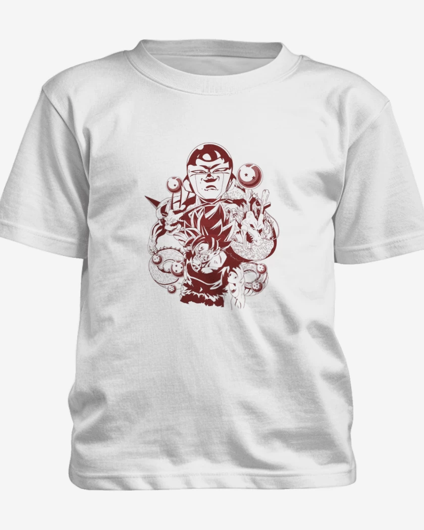 Polera de niño Blanco de Dragon ball z 6