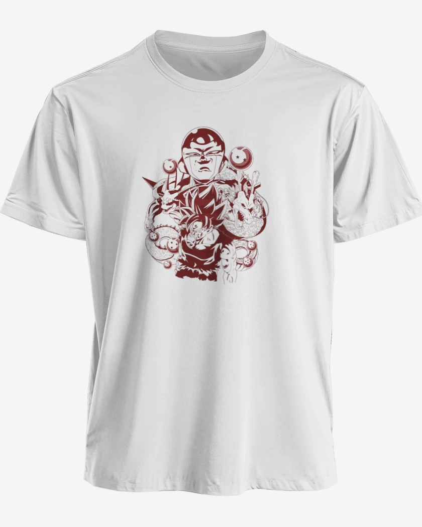 Polera premium Blanco de Dragon ball z 6