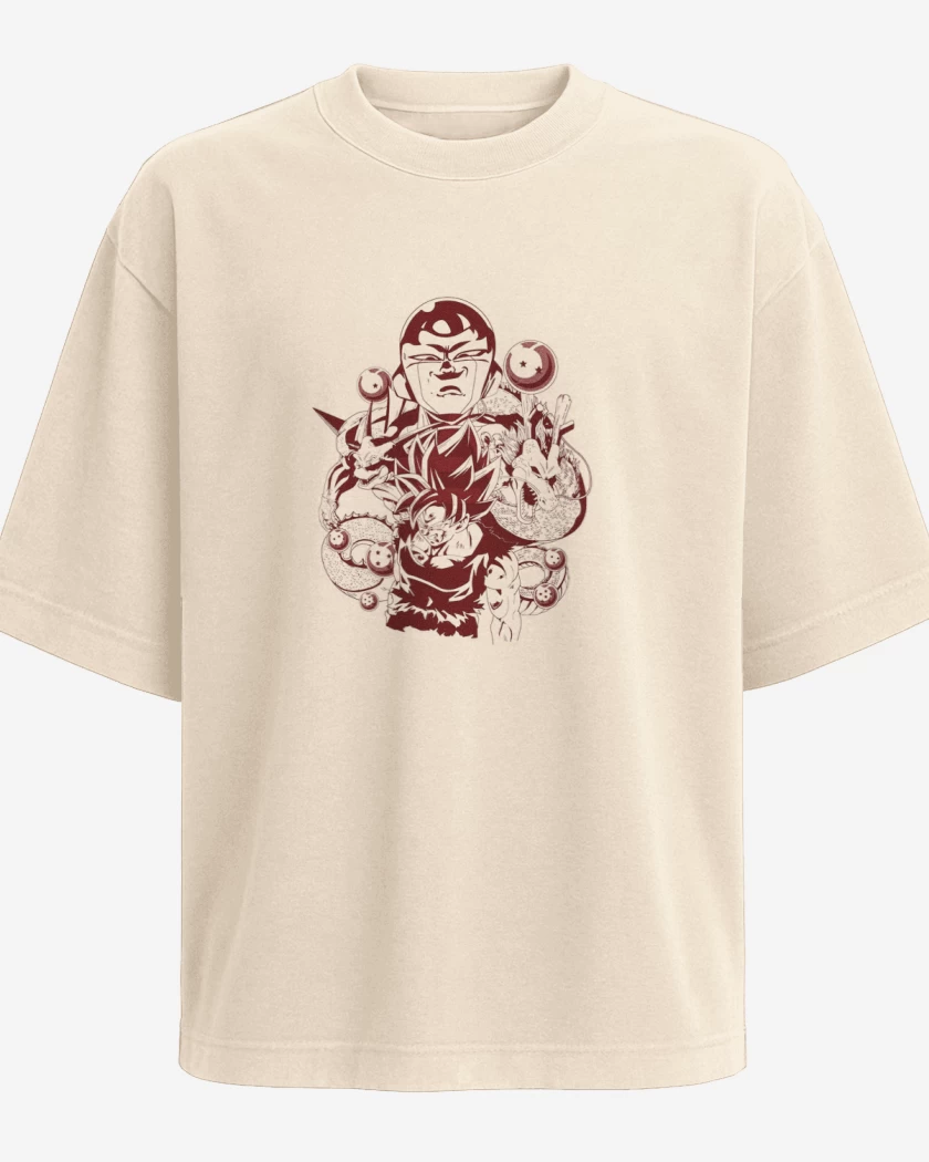 Polera Oversize Dragon ball z 6