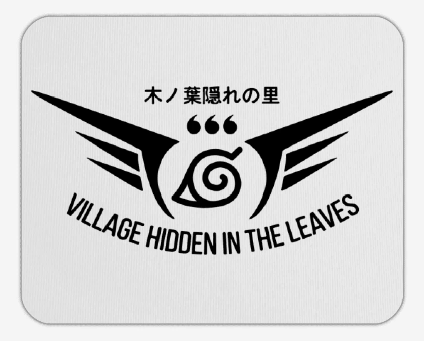Mousepad Village Hidden In The Leaves