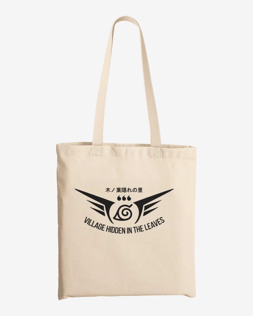 Totebag Village Hidden In The Leaves