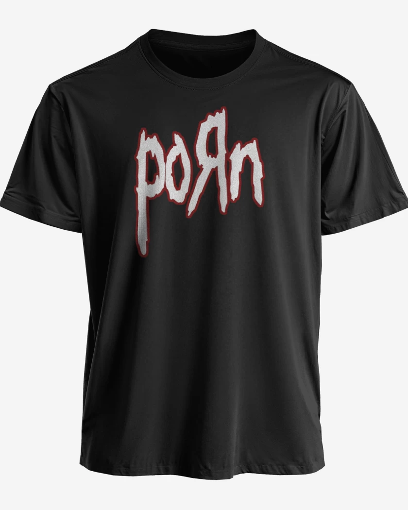 Polera premium Negro de Korn Porn 