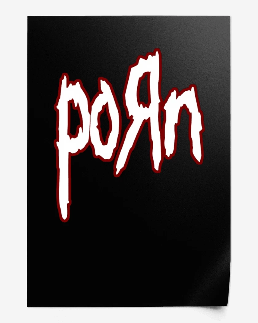 Print Negro de Korn Porn 