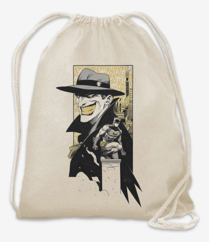 Mochila Blanco de Joker vs batman
