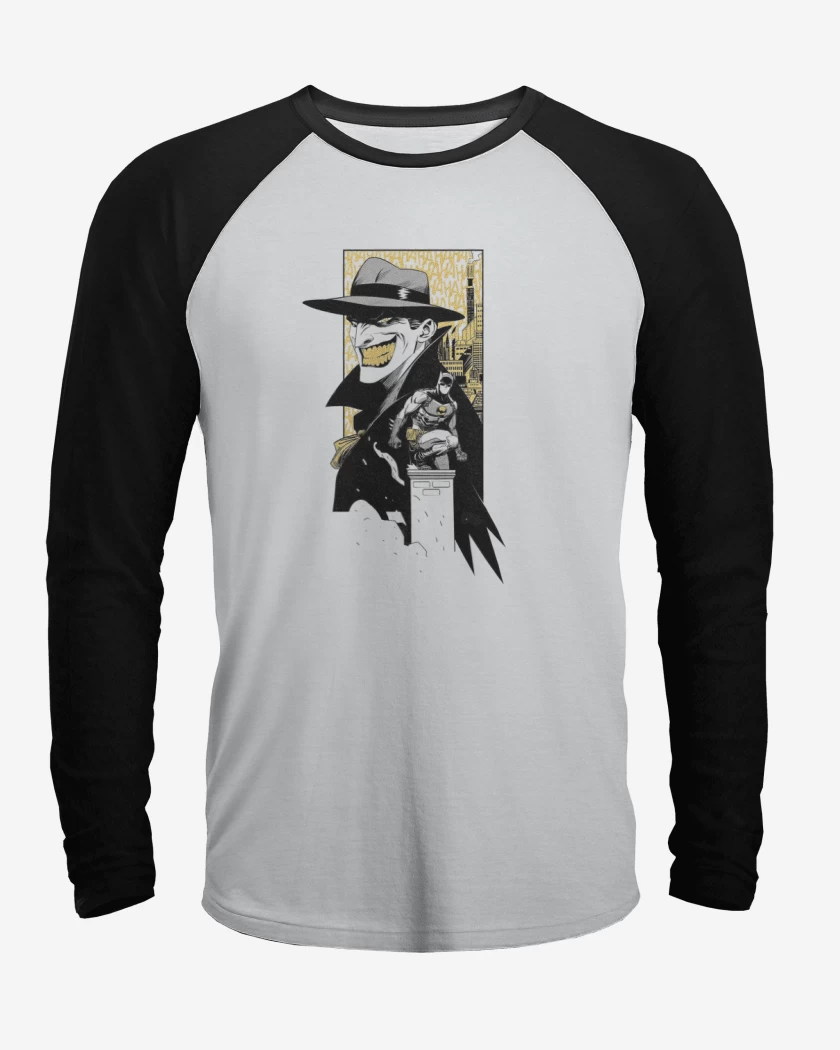 Polera Raglan Joker vs batman