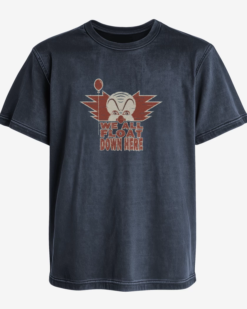 Polera desgastada Azul Marino de We all float here