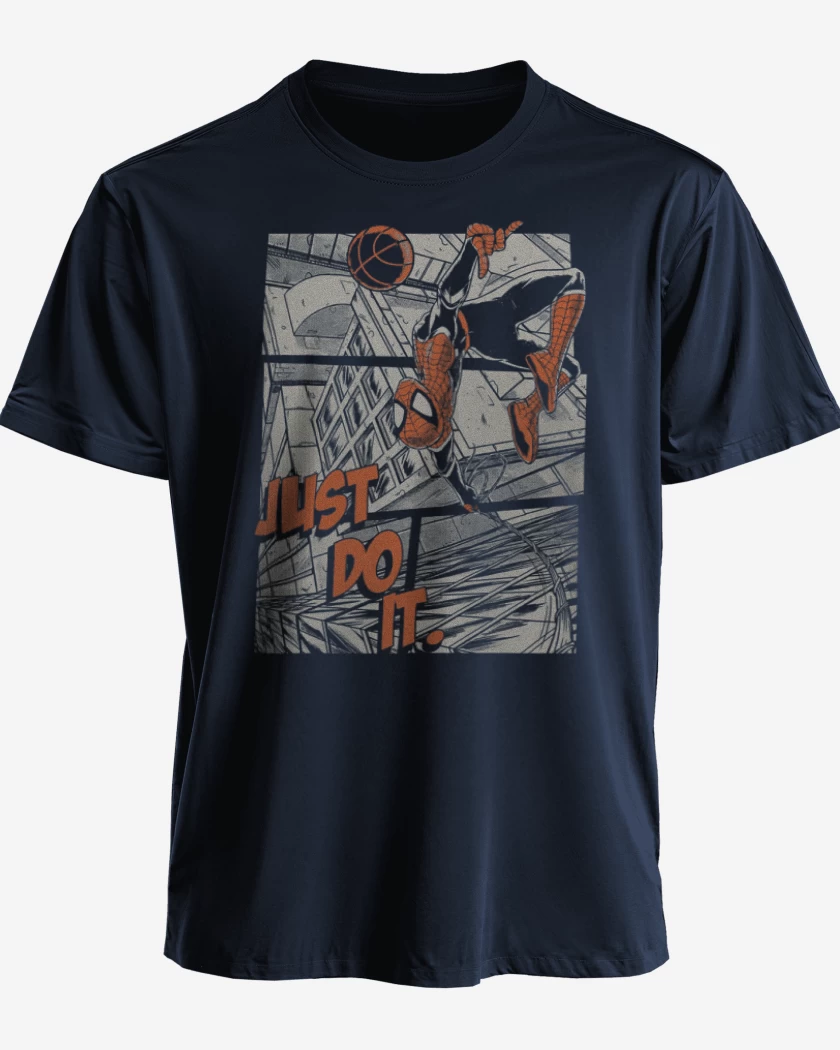 Polera Just do it spiderman