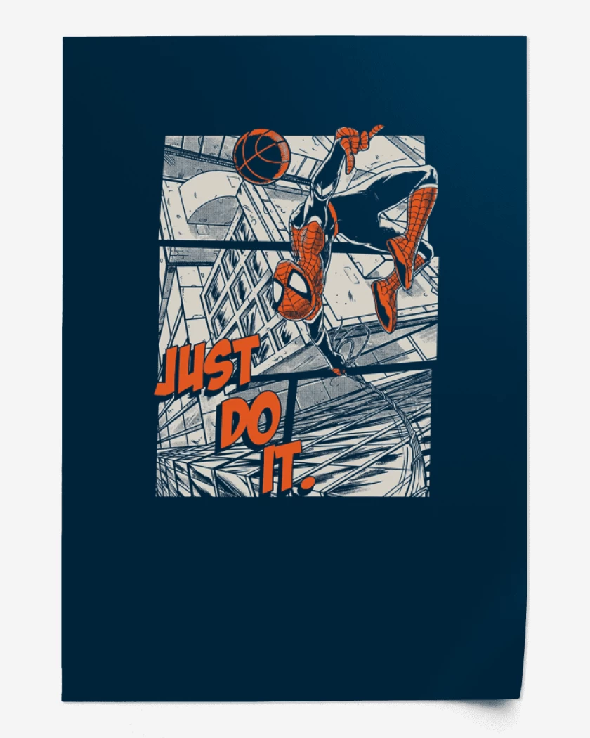 Print Just do it spiderman