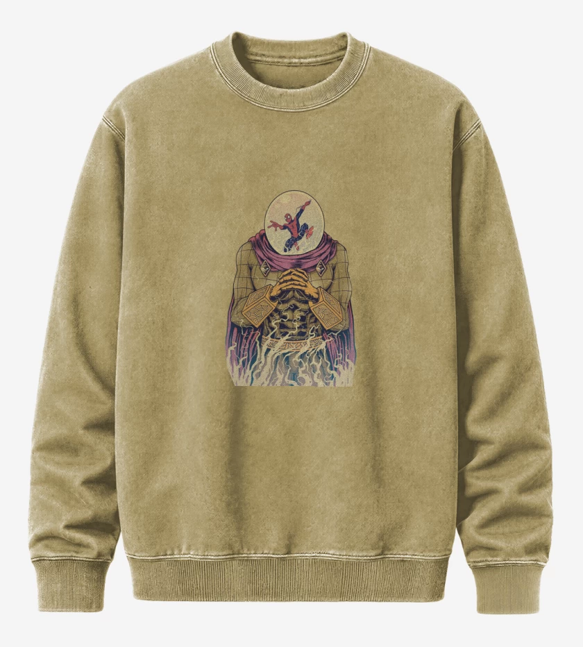 Poleron Polo Acid Wash Beige de Dr.misterio