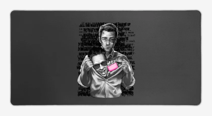 Mouse pad Gamer Carbon de Club de la pelea 3