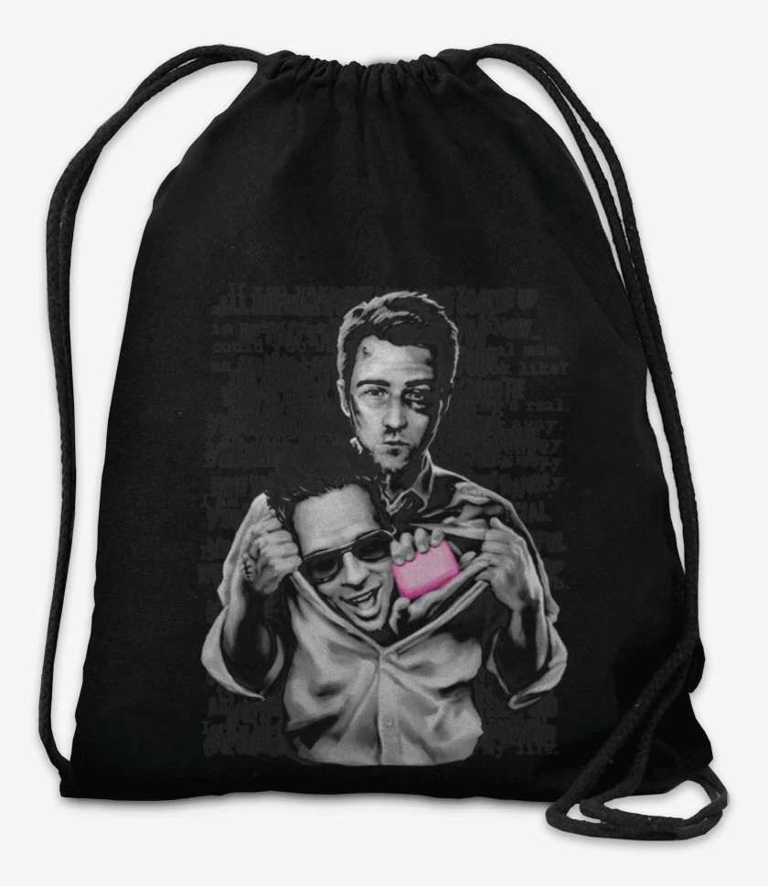 Mochila Negro de Club de la pelea 3