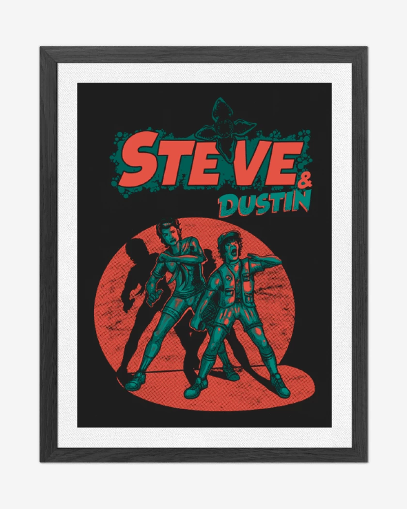 Cuadro decorativo Negro de Steve & dustin