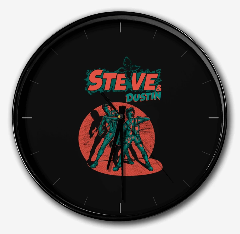 Reloj Negro de Steve & dustin