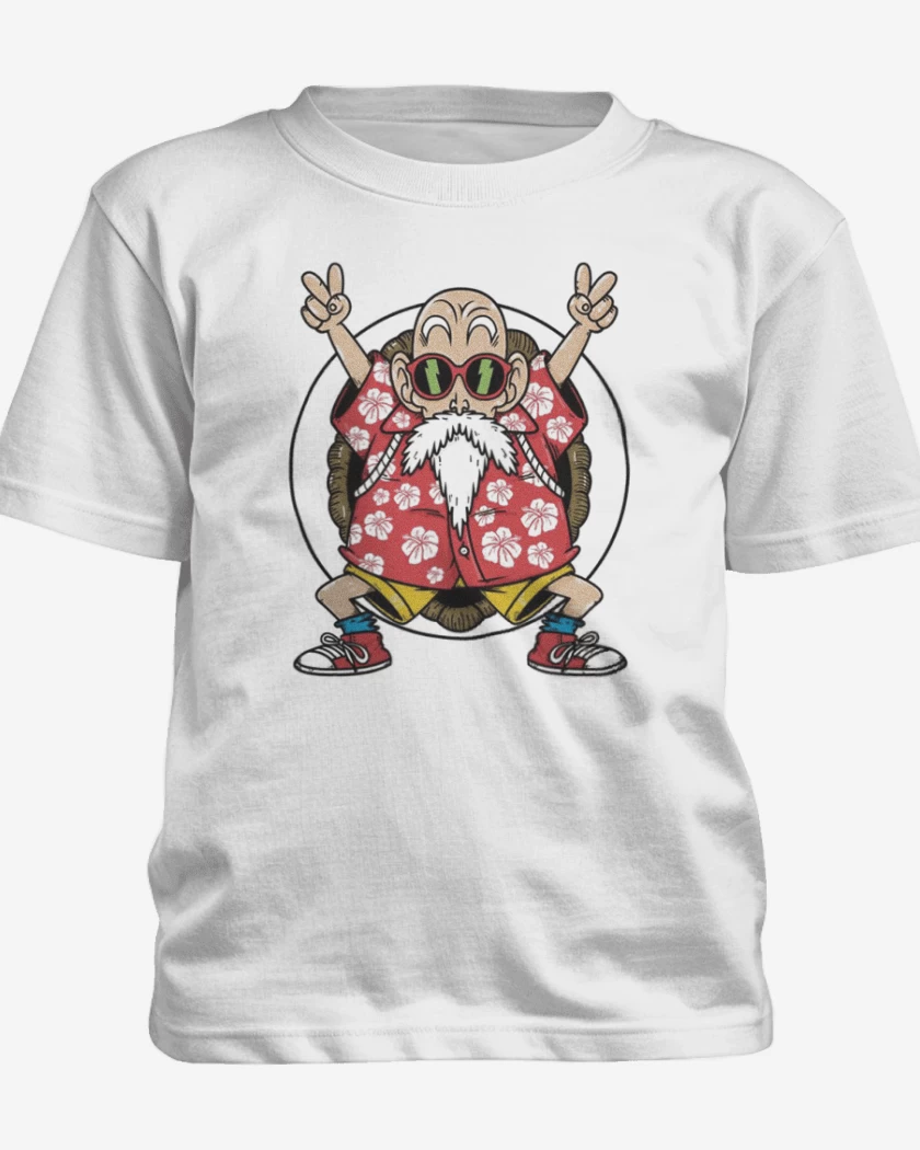 Polera de niño Blanco de Love roshi