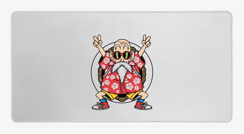 Mouse pad Gamer Blanco de Love roshi