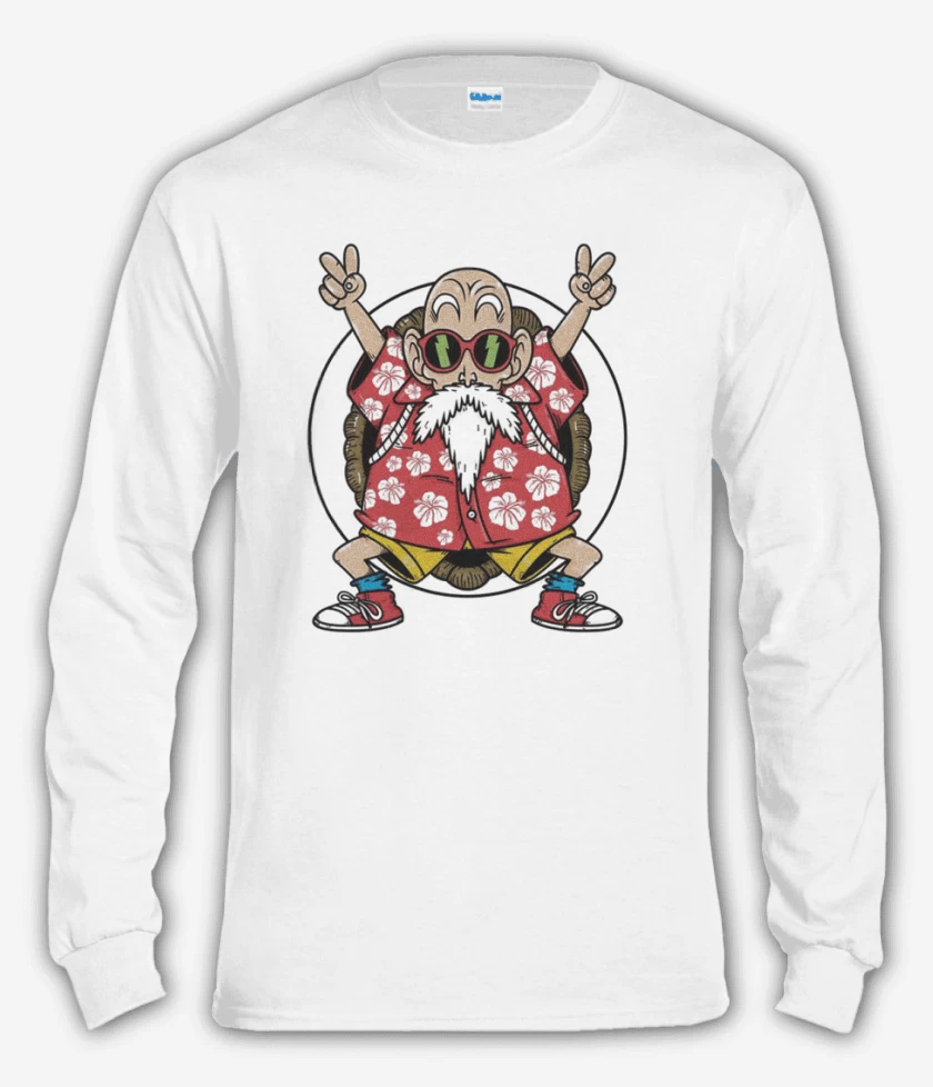 Polera manga larga Blanco de Love roshi