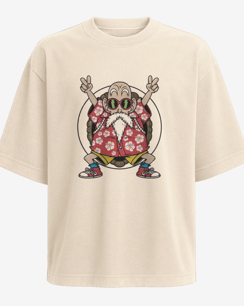 Polera Oversize Beige de Love roshi