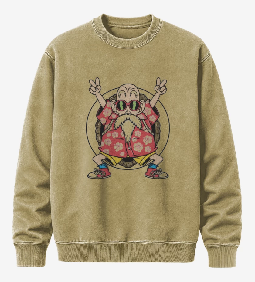 Poleron Polo Acid Wash Beige de Love roshi