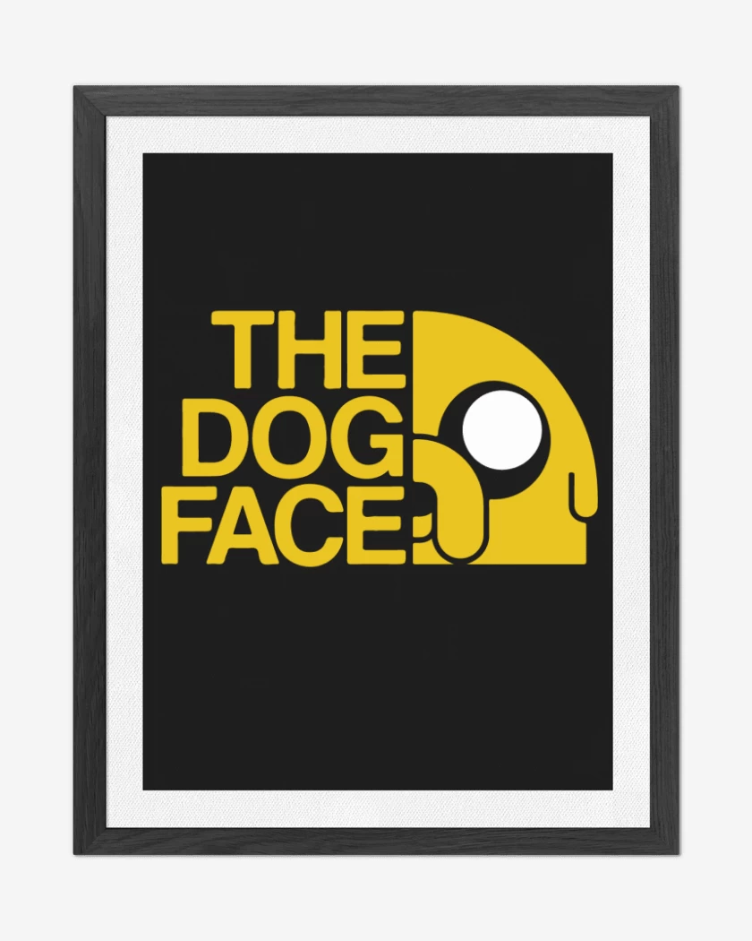 Cuadro decorativo Negro de The Dog Face