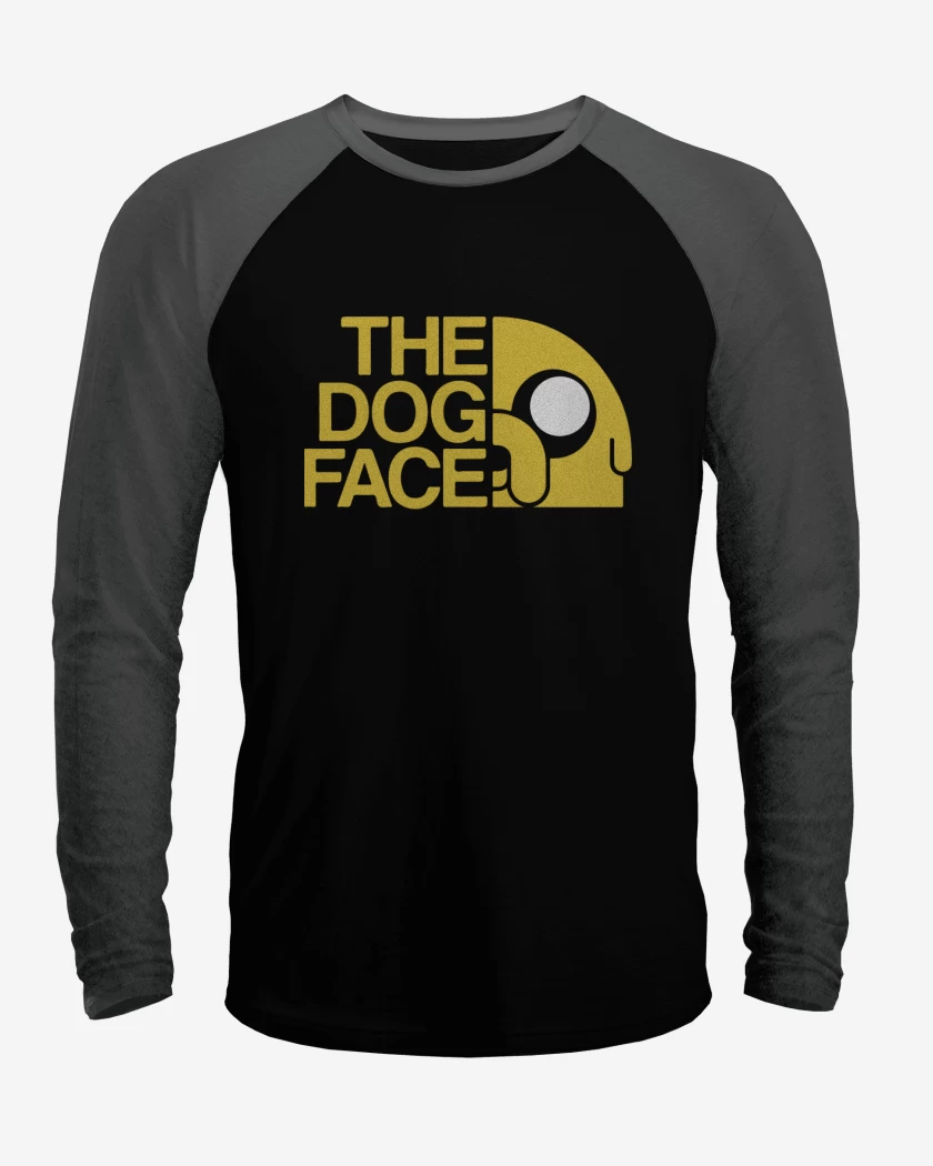 Polera Raglan The Dog Face