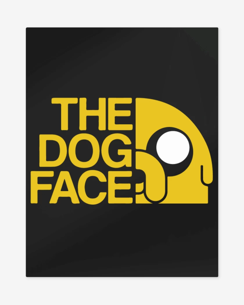 Print metalico Negro de The Dog Face