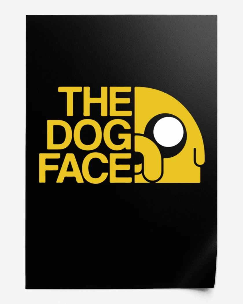 Print Negro de The Dog Face