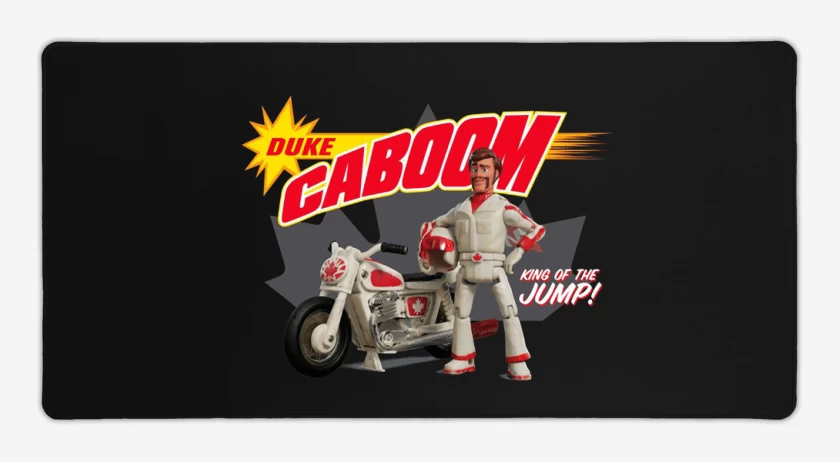 Mouse pad Gamer Negro de Duke caboom