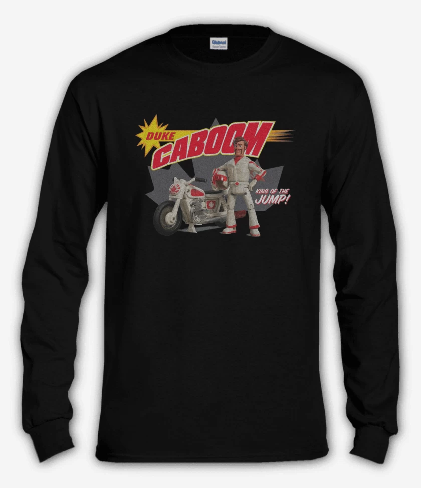 Polera manga larga Negro de Duke caboom