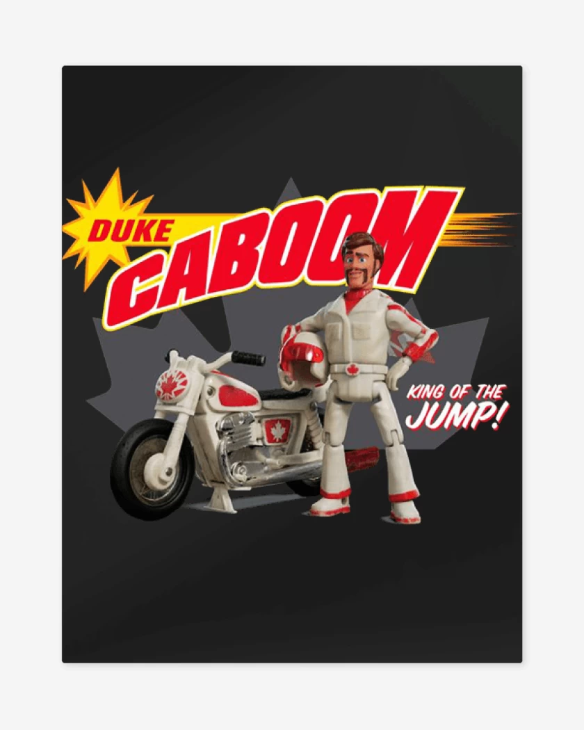 Print metalico Negro de Duke caboom