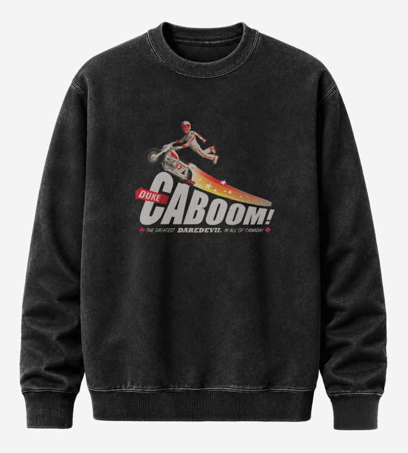 Poleron Polo Acid Wash Negro de Duke caboom 2
