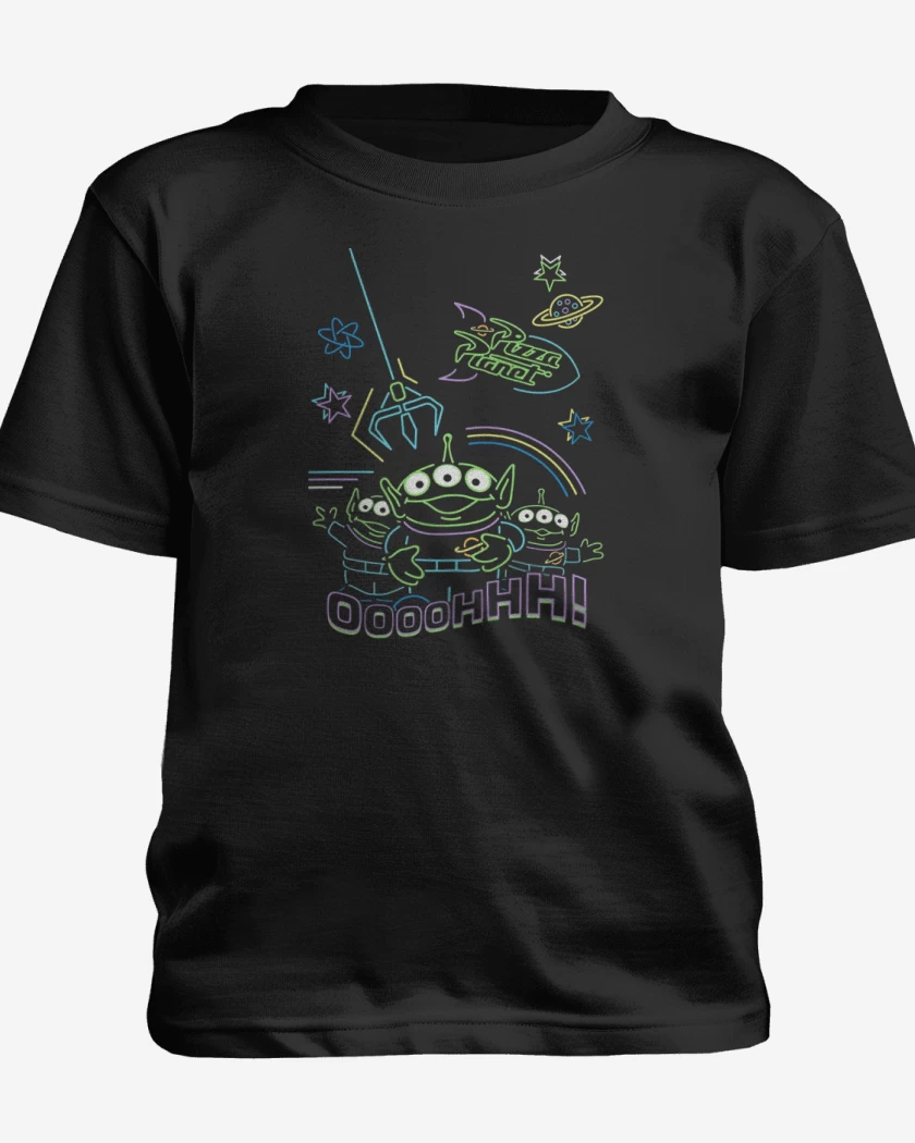 Polera de niño Negro de Marcianitos
