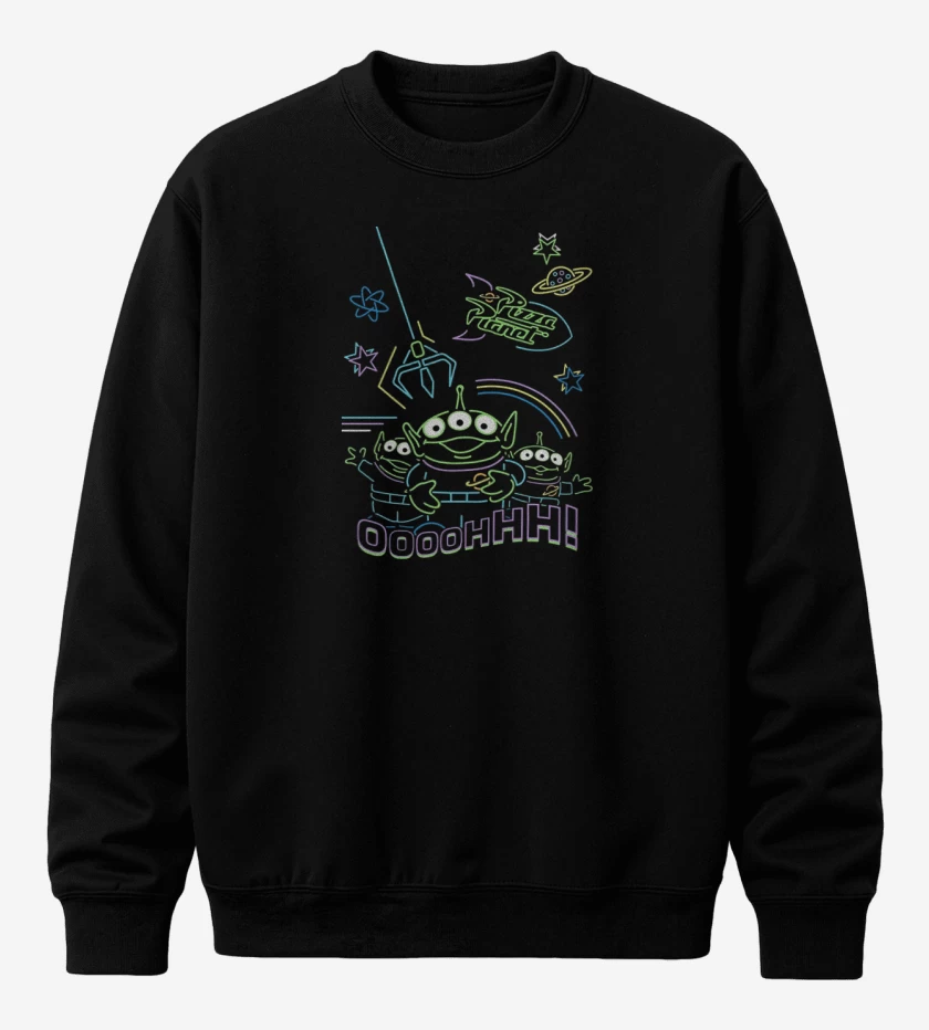 Poleron polo Negro de Marcianitos