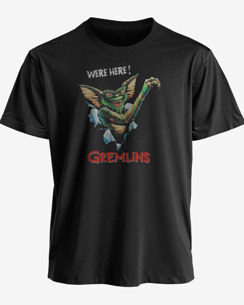 Polera Negro de Gremlins